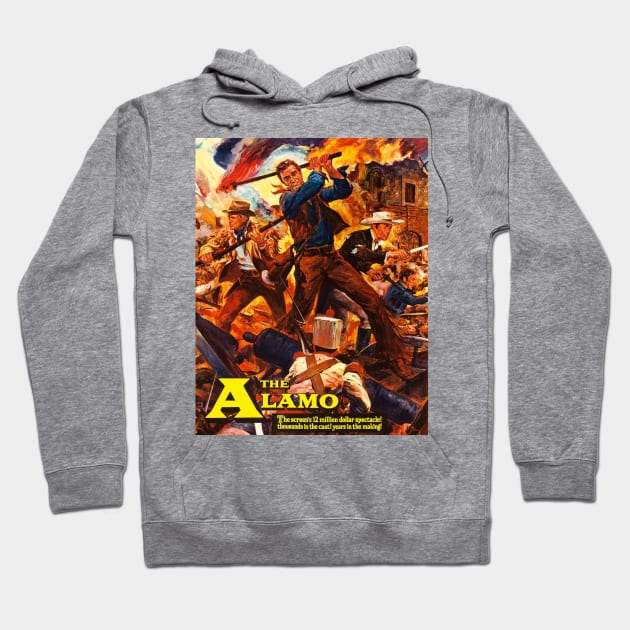 The Alamo (1960) Poster Hoodie by MovieFunTime